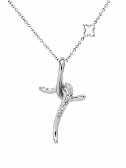 Collier Recarlo Femme in Or Diamante 0.13 Ct XD 997/B - XD 997/B